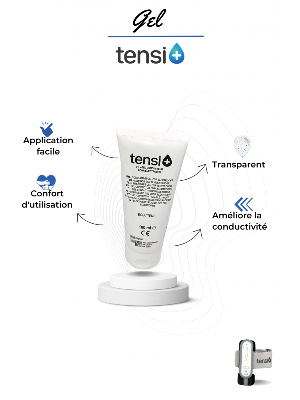 Tensi+ Gel Conducteur pour Electrodes 100ml